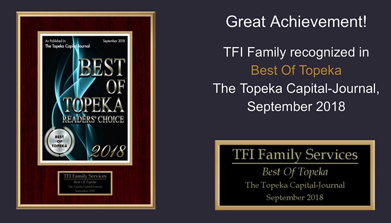 TFI Family Recognized with Best of Topeka Readers Choice Award